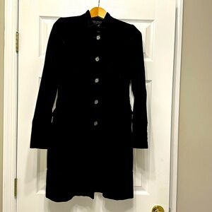 Zara velvet coat